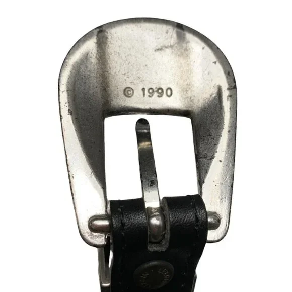 VINTAGE 1990 Native American Leather Animal Spirit Totem Belt - Picture 10 of 10